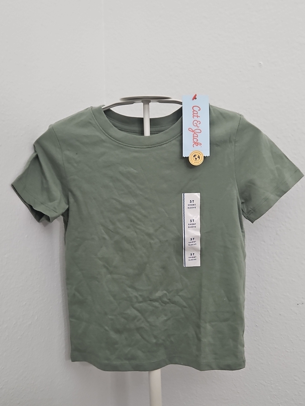 Cat & Jack Short Sleeve Tee in Sage